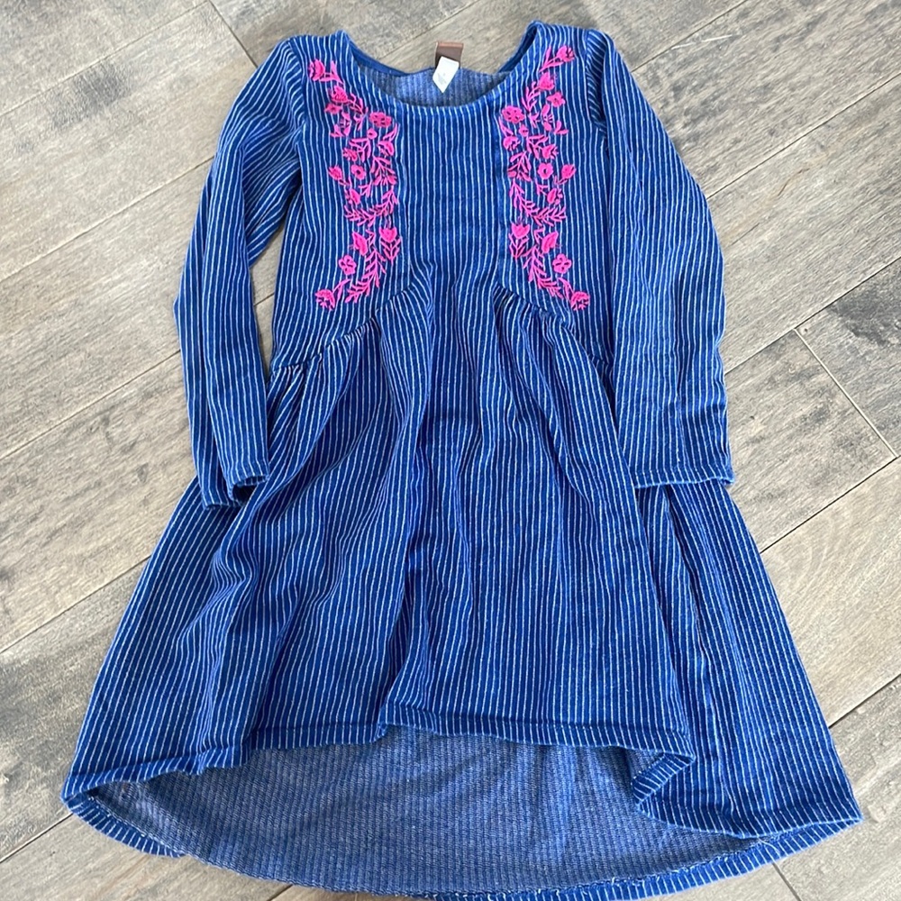 Tea high low dress little girl size 7
